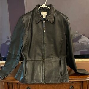 Wilsons Leather Women's Classic Black Leather Jacket